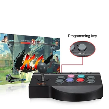 Джойстик-контроллер Street Fighter для ПК PS4/PS3/ Xbox One/ Switch / Android TV Аркадный Файтинг Fight Stick PXN 0082 USB