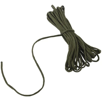 2X7 веревок, Паракорд, Парашютная веревка, устойчивая к выживанию в кемпинге Цвет: Армейский зеленый Длина: 8 м