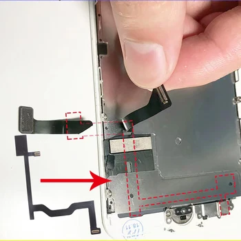Замена гибкого кабеля кнопки YF Home для iPhone 7 8 Plus с разъемом для расширения отпечатков пальцев, функциональное решение для задней панели