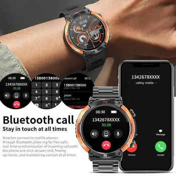 LIGE 2023 Bluetooth Call Фитнес-Умные Часы для Android, iOS Спортивные Часы Мужские Женские Смарт-Часы с Мониторингом Здоровья / Компас