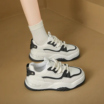 BCEBYL / Новые модные женские туфли с круглым носком и перекрестным ремешком, однотонные, износостойкие, удобные повседневные кроссовки для бега