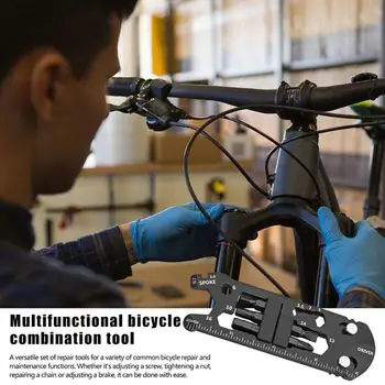 Мультитул для горного велосипеда, портативная карта, набор инструментов для быстрого ремонта велосипеда, набор многофункциональных аксессуаров для велосипедного мультитула