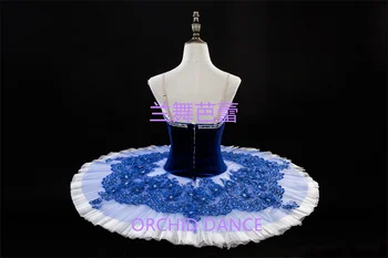 Изысканный дизайн Высококачественные профессиональные Балетные костюмы-пачки для взрослых девочек 
