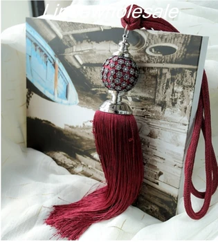 Европейский ремешок для штор, подвесные шарики, украшение из веревки для штор в гостиную, 2 шт./лот