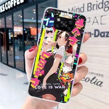 Модный Мягкий Чехол для Телефона с Рисунком Аниме для Девочек Xiaomi Poco X5 X4 Gt X3 Nfc M5s M4 Pro M3 F3 F2 F1 Mi Note 10 A2 A3 Lite Coque Cover