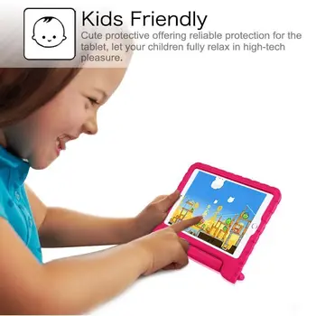 Противоударный Бампер Из Пеноматериала EVA, Удобная Для Детей Ручка-Подставка, Детский Чехол Для iPad 2 3 4 5-го 6-го 7 8 9-го Поколения 10-го Pro 11 Air Mini