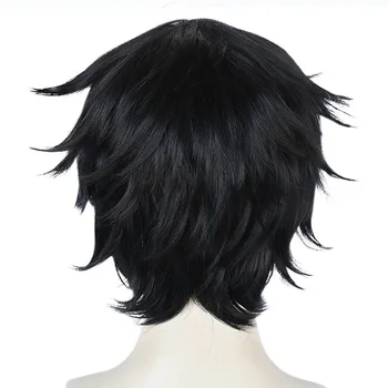 Аниме P5 Persona 5 Kurusu Akira Hero Короткий Черный Косплей Костюм Парик Термостойкие Волосы Cos Парики