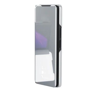 2X Умный Зеркальный Флип-чехол Для Samsung Galaxy Z Fold 2 5G Кожаный чехол 5G Функция крепления Чехла для телефона-4 и 5