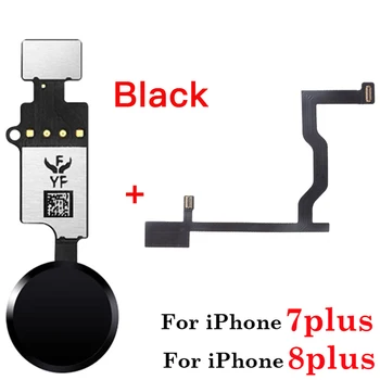Замена гибкого кабеля кнопки YF Home для iPhone 7 8 Plus с разъемом для расширения отпечатков пальцев, функциональное решение для задней панели