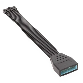 4шт небольшого кабеля-адаптера Mini USB 3.0 19/20Pin с внутренним удлинителем USB 20Pin для материнской платы 15 см