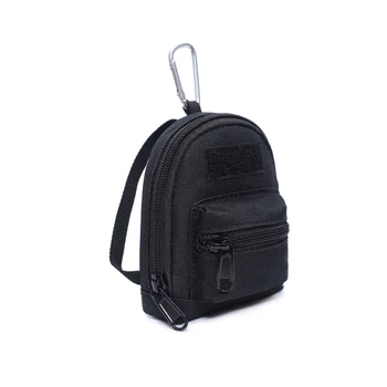 Мужской рюкзак Подвесная сумка Портативный кошелек для монет, ключей, наушников, карманная сумка, держатель для карт, кошелек, поясная сумка для занятий спортом на открытом воздухе