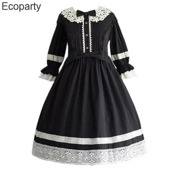 5xl, готическое платье в стиле Лолиты для женщин, Викторианский средневековый костюм для косплея, Ретро-придворный дворец, платье принцессы для вечеринки по случаю Хэллоуина, Vestidos