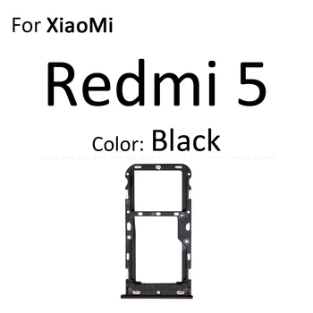 Разъем-Адаптер Для Лотка Sim-Карты Micro SD Для XiaoMi Redmi 5 Plus Note 5 Pro, Держатель Разъема, Слот Для Считывания, Контейнер