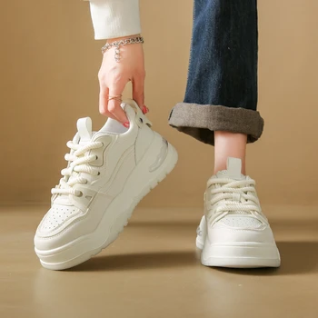 BCEBYL / Новые модные женские туфли с круглым носком и перекрестным ремешком, однотонные, износостойкие, удобные повседневные кроссовки для бега