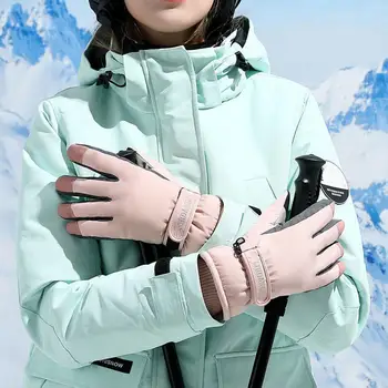 Зимние перчатки для сенсорного экрана Зимние Спортивные Перчатки для активного отдыха С Сенсорным экраном Ветрозащитные Теплые для Бега Езды на Велосипеде Катания на лыжах для экстремальных видов спорта