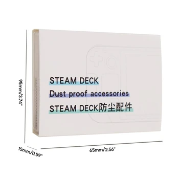 Набор средств защиты хоста от пыли, заглушки с кнопками, наклейки на трекпад, силиконовый колпачок, игровой аксессуар для Steam Deck, прямая поставка