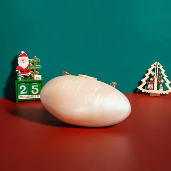 Европейская и американская трендовая акриловая сумка-ракушка, свадебный клатч для ужина, рождественский подарок, сумка на цепочке, диагональная роскошная сумка sss