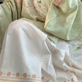 2023 Платье Ming Dynasty Hanfu Mamian, Женский халат с круглым вырезом, куртка, юбка с рукавом Пипа, Юбка с лошадиной мордой, Осенне-зимний костюм