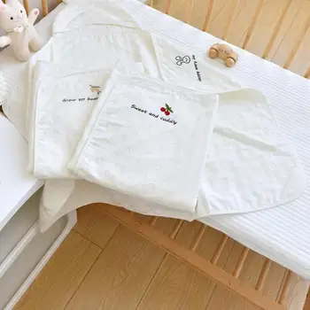 Детское хлопковое пончо с капюшоном, банный халат, 6-слойное банное полотенце, Пеленальное одеяло, прямая поставка