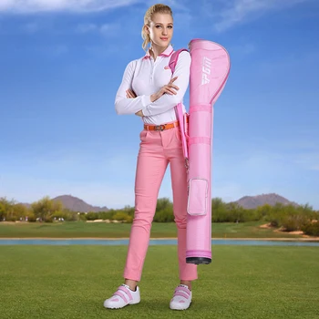 Спортивные складные сумки для клюшек для гольфа, тренировок на открытом воздухе, портативного хранения, легкая сумка через плечо, вмещающая полный комплект одежды унисекс