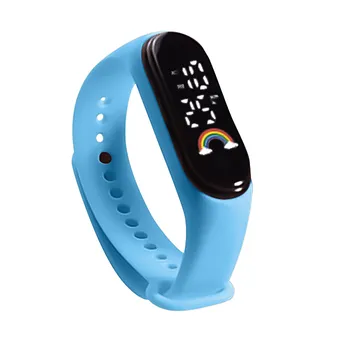 Новые цифровые часы для детей Водонепроницаемые детские спортивные Электронные часы для мальчиков и девочек Детские цифровые наручные часы со светодиодной подсветкой Smartwatch