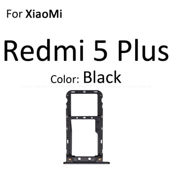 Разъем-Адаптер Для Лотка Sim-Карты Micro SD Для XiaoMi Redmi 5 Plus Note 5 Pro, Держатель Разъема, Слот Для Считывания, Контейнер