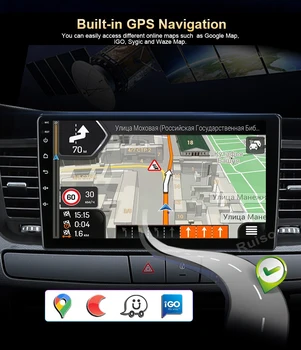 RUISO автомобильный DVD-плеер с сенсорным экраном Android для Porsche Cayenne 2002-2010 автомобильный радиоприемник стерео навигационный монитор 4G GPS Wifi