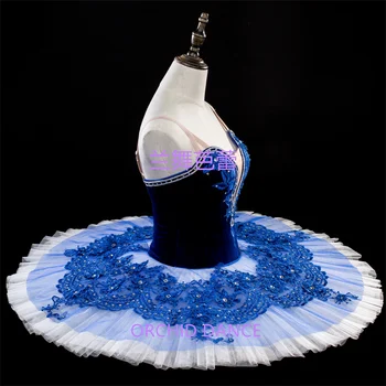 Изысканный дизайн Высококачественные профессиональные Балетные костюмы-пачки для взрослых девочек 