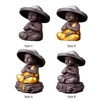 Статуя Будды Миниатюрная Сидящая Статуя Будды для Гостиной Настольного магазина