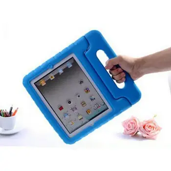 Противоударный Бампер Из Пеноматериала EVA, Удобная Для Детей Ручка-Подставка, Детский Чехол Для iPad 2 3 4 5-го 6-го 7 8 9-го Поколения 10-го Pro 11 Air Mini