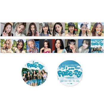 KPOP GIDLE Альбом I Feel Washi Tape Minnie MIYEON YUQI Shuhua Мировое турне Клейкая лента (G) I-DLE Decor Коллекция наклеек для фанатов