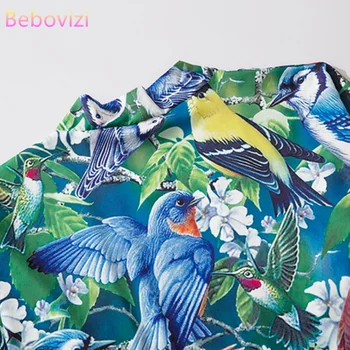 Мода 2021 Лето Принт Попугая Свободная Японская Уличная Одежда Кардиган Женщины Мужчины Harajuku Хаори Кимоно Косплей Блузка Топ Юката