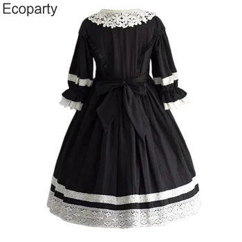 5xl, готическое платье в стиле Лолиты для женщин, Викторианский средневековый костюм для косплея, Ретро-придворный дворец, платье принцессы для вечеринки по случаю Хэллоуина, Vestidos