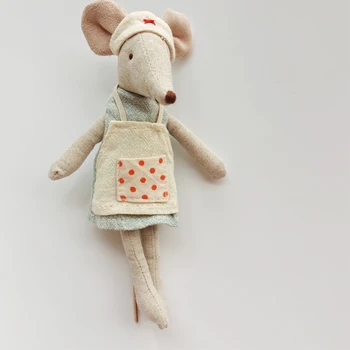 Тканевая игрушка Oringal Tiny Nurse Mouse, Рождественский Подарок на Новый Год, кукла-няня для новорожденных, Мышата, Мягкие Плюшевые игрушки