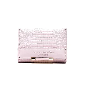 Короткий женский кошелек, модный кожаный кошелек с замком для хранения, мини-простая женская сумка для карт