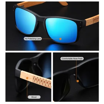 Дизайн бренда Midnite Star Солнцезащитные очки ручной работы из букового дерева, Мужские и женские поляризованные солнцезащитные очки для вождения, зеркальные мужские очки UV400